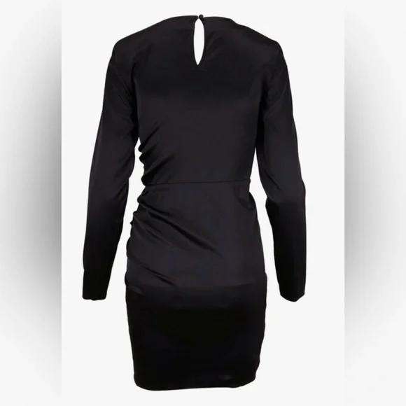 Veronica Beard Rula Ruched Silk Dress - Picture 4 of 14